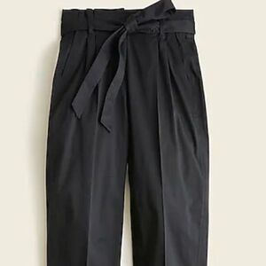 32 Degrees Black Paper Bag High Waist Trousers